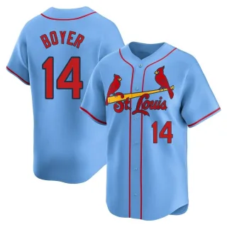 Limited Men's Ken Boyer St. Louis Cardinals Alternate Jersey - Light Blue