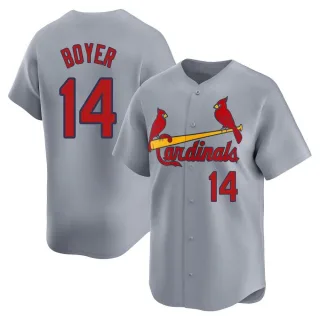 Limited Men's Ken Boyer St. Louis Cardinals Away Jersey - Gray