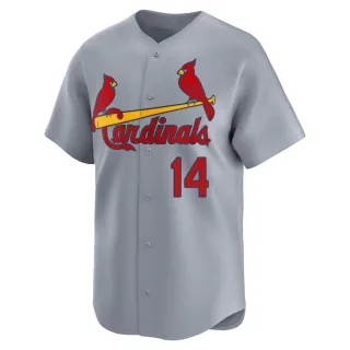 Limited Men's Ken Boyer St. Louis Cardinals Away Jersey - Gray