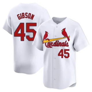 Limited Youth Bob Gibson St. Louis Cardinals Home Jersey - White