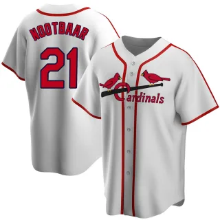 Men's Nike Lars Nootbaar White St. Louis Cardinals Home Replica Jersey 