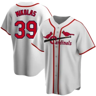 St. Louis Cardinals #39 Miles Mikolas Mlb Golden Brandedition White Jersey  Gift For Cardinals Fans - Dingeas