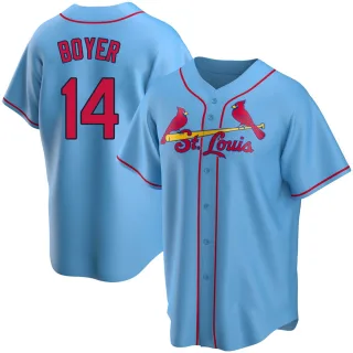 Replica Men's Ken Boyer St. Louis Cardinals Alternate Jersey - Light Blue